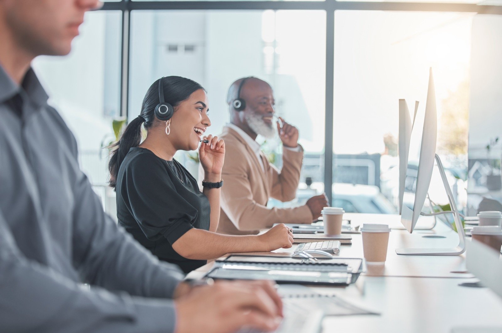 Collections call model training upskills call center agents.